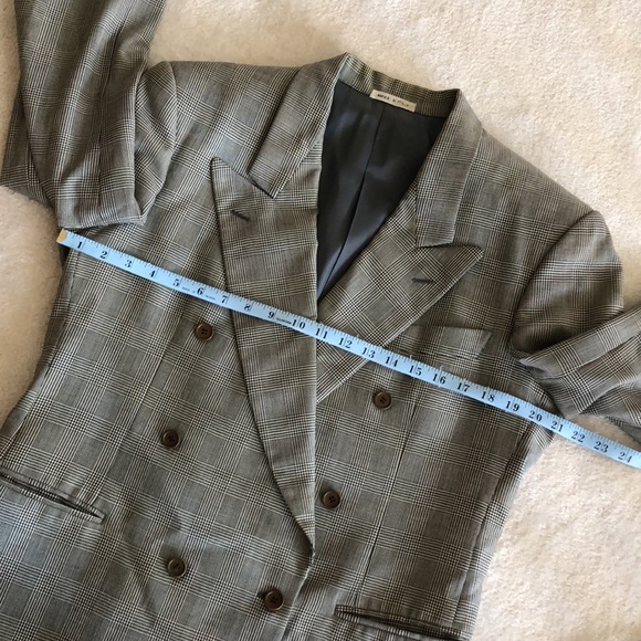 Vintage Cerrutti  1881 houndstooth check double breasted blazer. - Picture 5 of 15